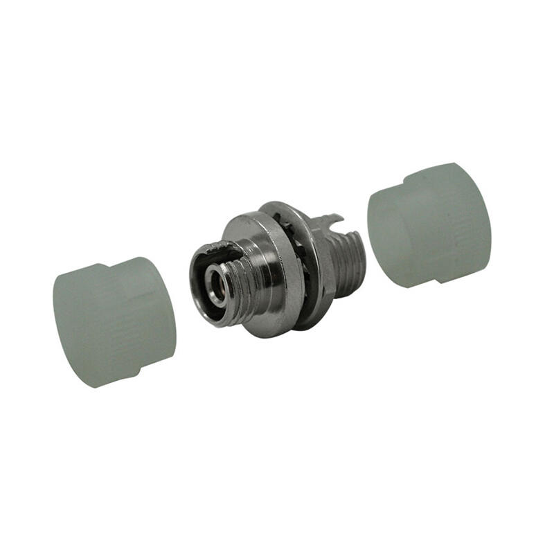 ADA-FCUZR02-D-100 Fiberworks AS  Adapter SM/MM FC Transparent dustcap Metal, D-hole, Zr. sleeve